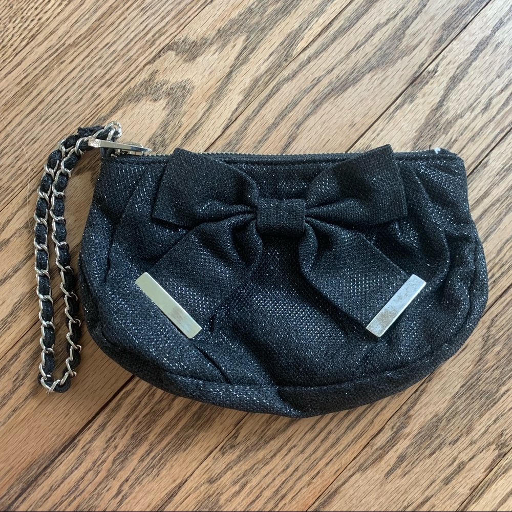 Express Black Wristlet Mini Bag Wallet